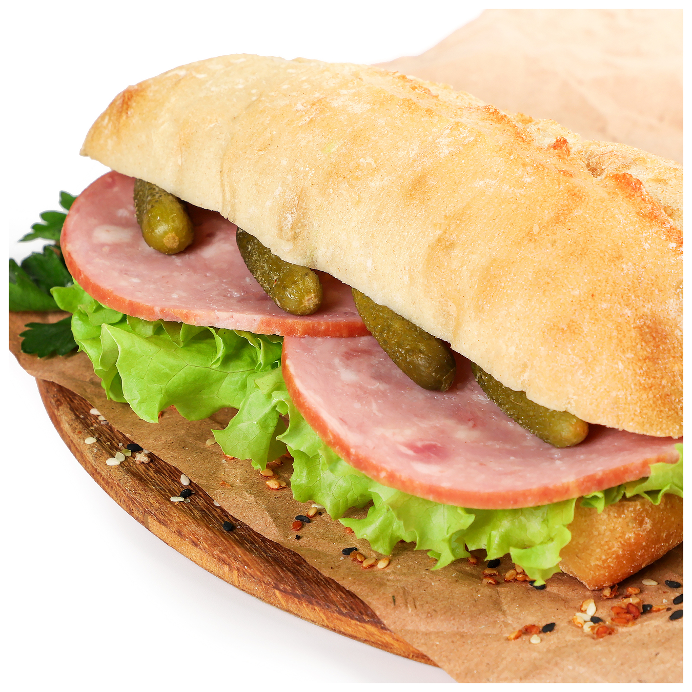 Sandwich with ham 220g