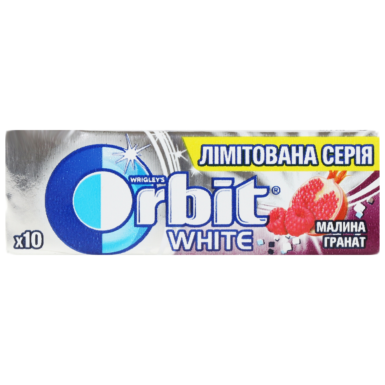 Chewing gum Orbit White Raspberry-Pomegranate 14g