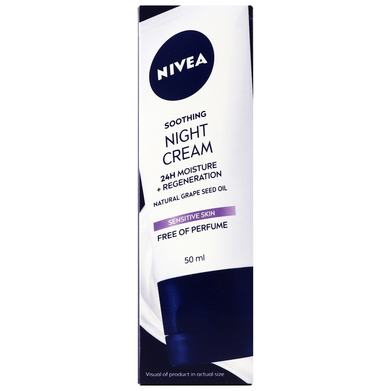 Крем для обличчя Nivea нічний заспокійливий інтенсивне зволоження та регенерація 50мл 4