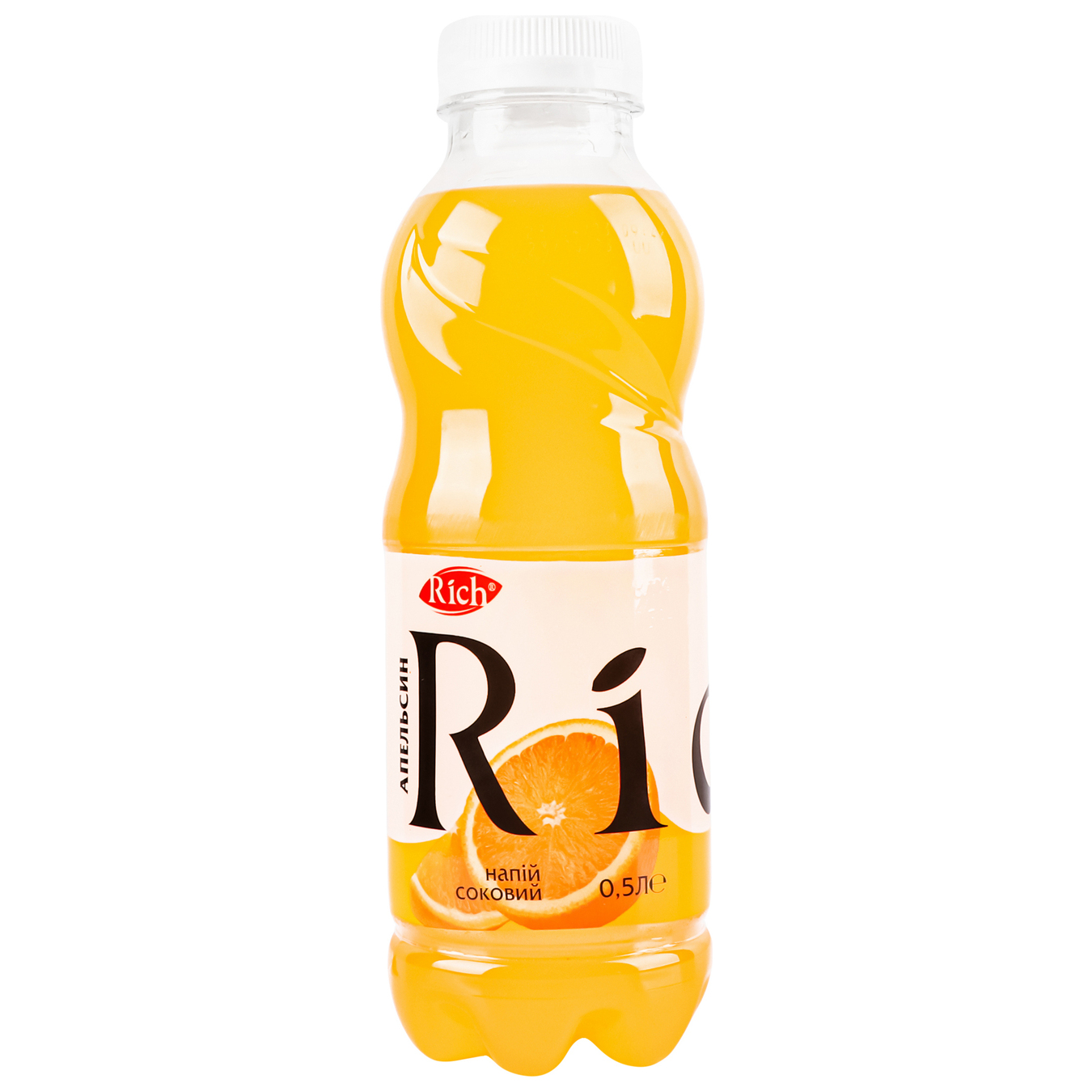 Напій соковий Rich апельсин 0,5л