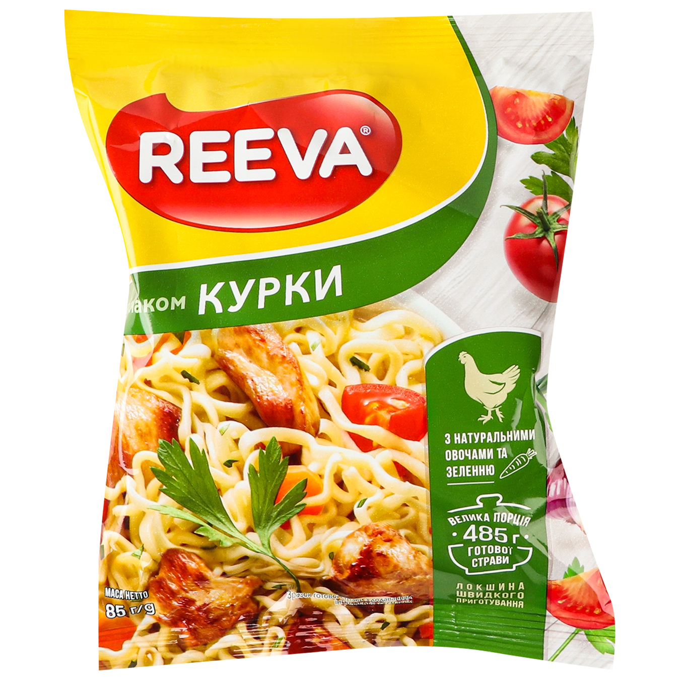 Instant noodles Reeva with chicken flavor 85g