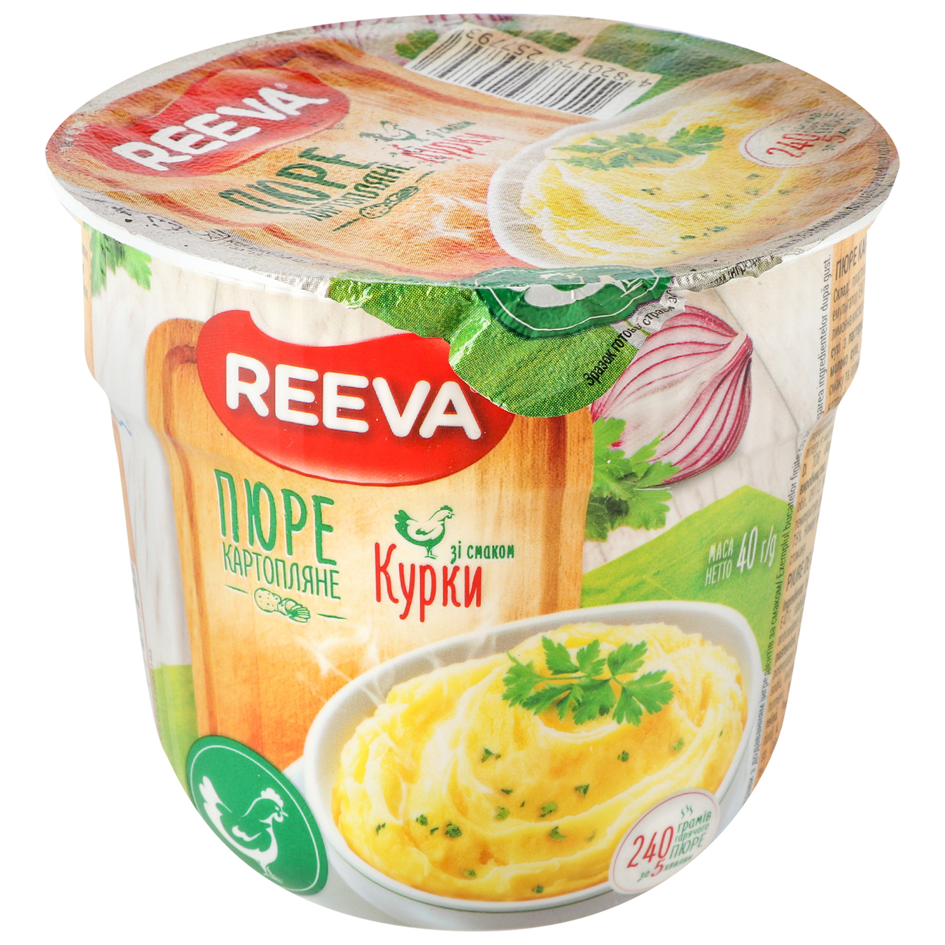 Reeva potato puree with chicken flavor 40g 3