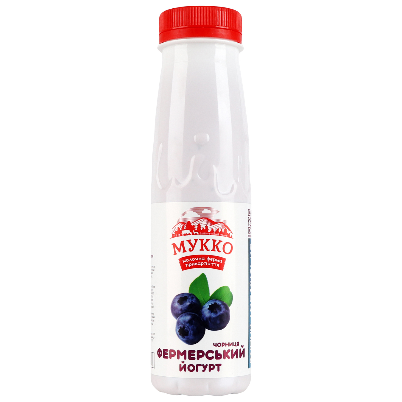 Yogurt Mukko blueberry 3.5% 250g bottle