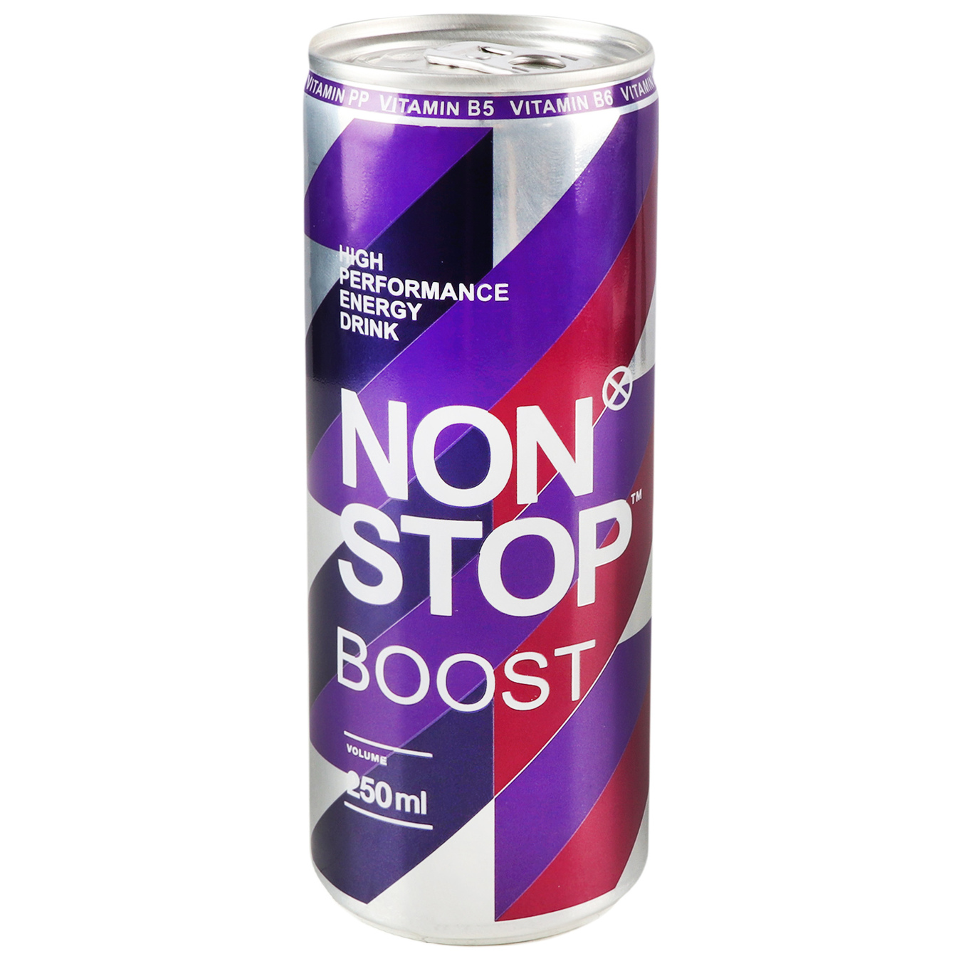 Non-Stop BOOST energy drink iron can 0.25 l 3