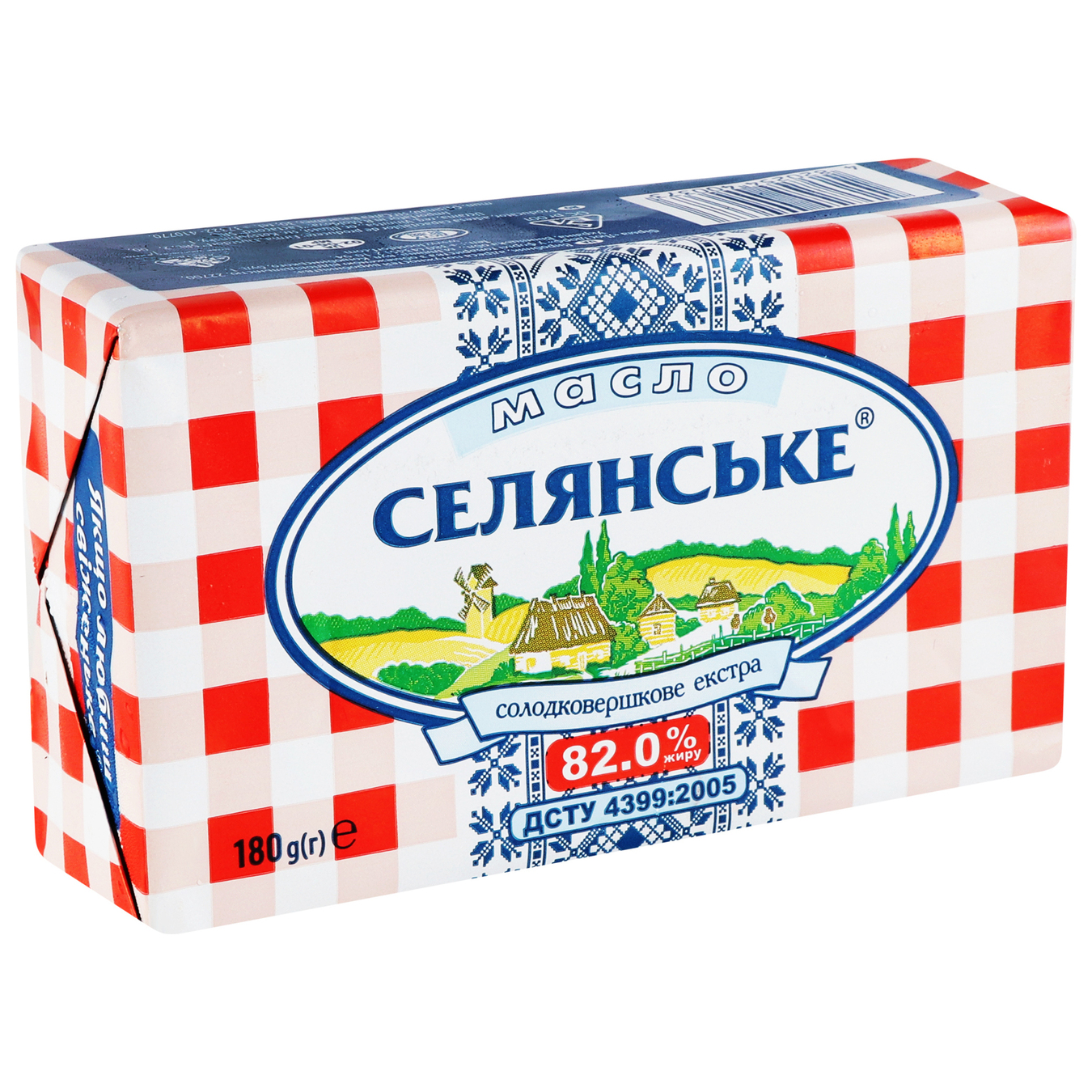 Butter Selyanske sweet cream extra 82% 180g 9