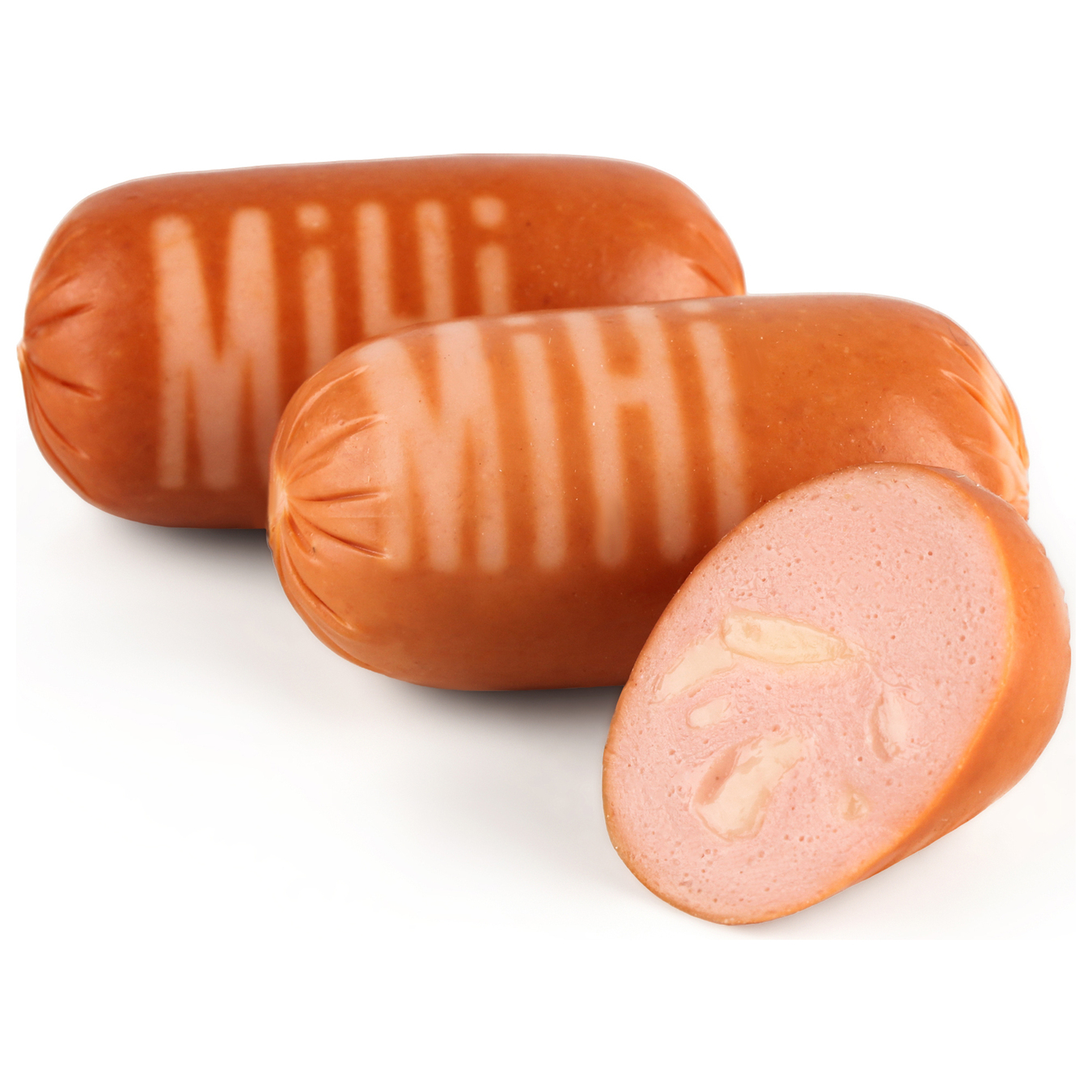 Bashchynsky mini sausages with cheese, cooked, first grade, 300g 2
