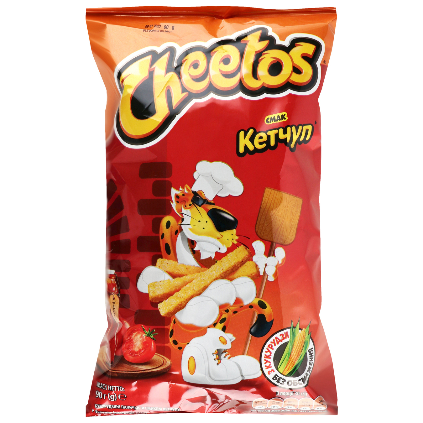 Палички кукурудзяні Cheetos зі смаком кетчупа 90г