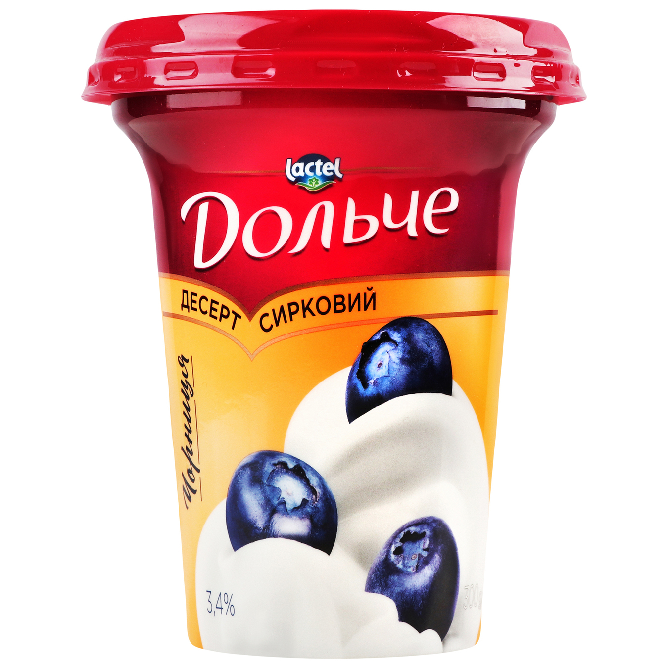 Cheese dessert Dolce with blueberry filling 3.4% 300g