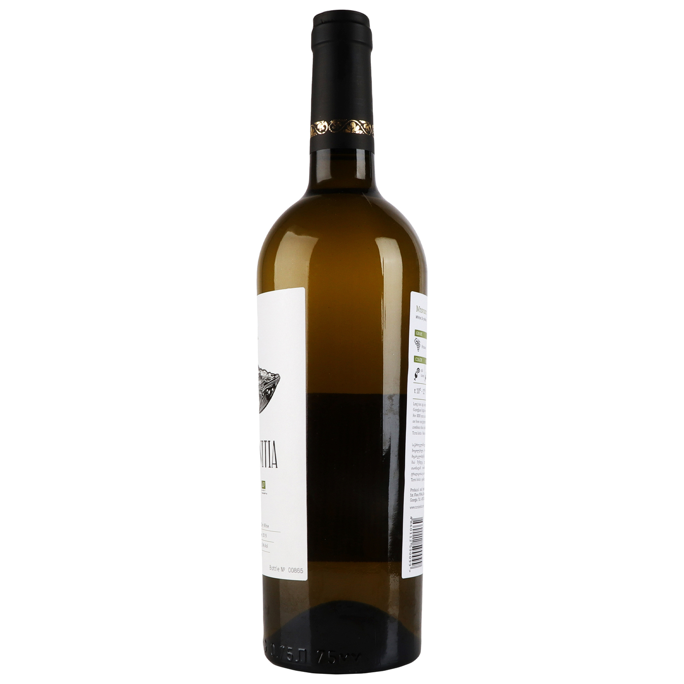 Вино Terra Initia Mtsvane біле сухе 13,0% 0,75л 2