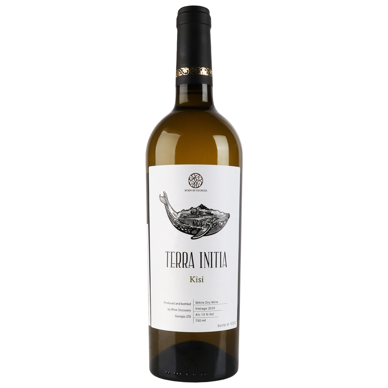 Вино Terra Initia Kisi біле сухе 13,0% 0,75л