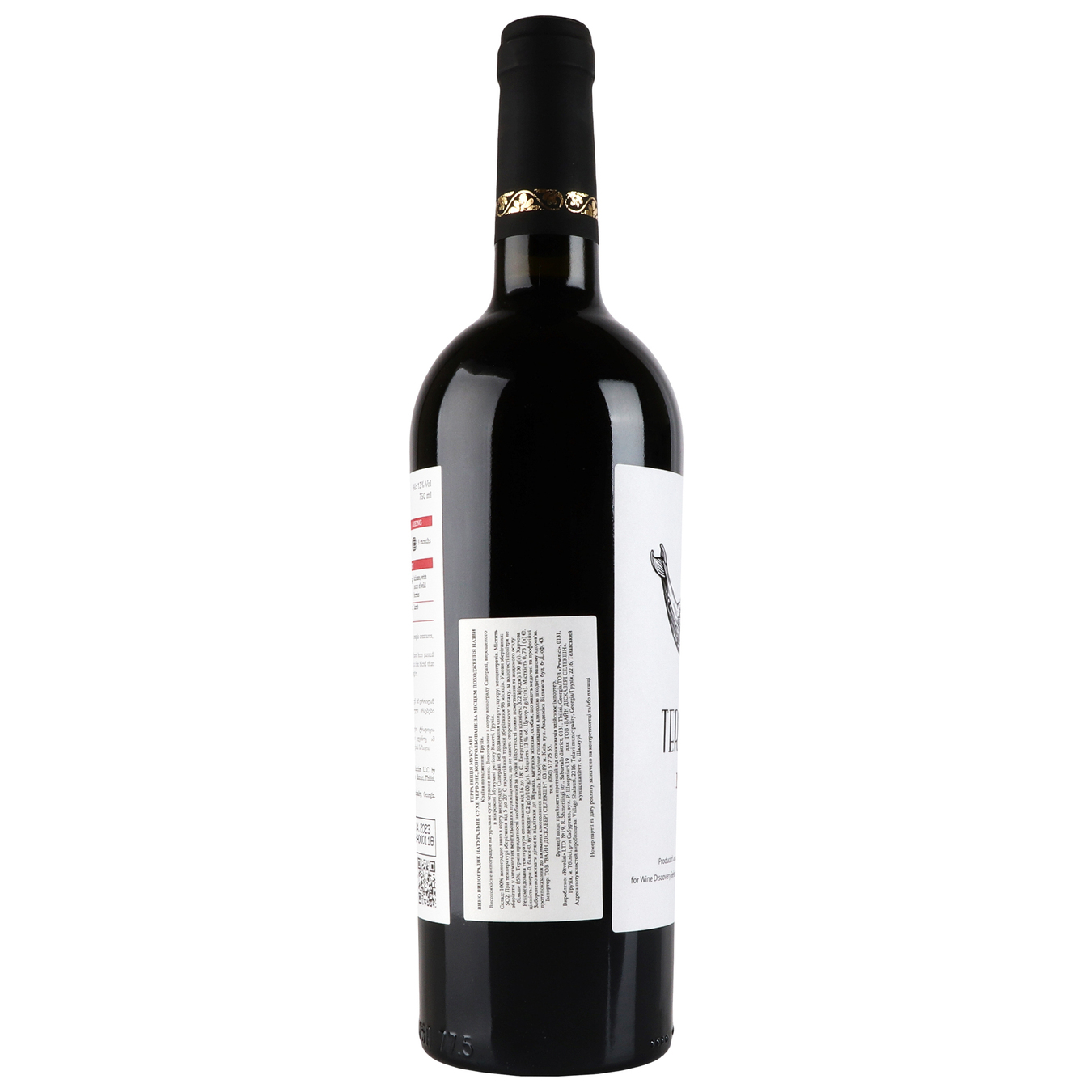 Вино Terra Initia Mukuzani красное сухое 13,5% 0,75л 2