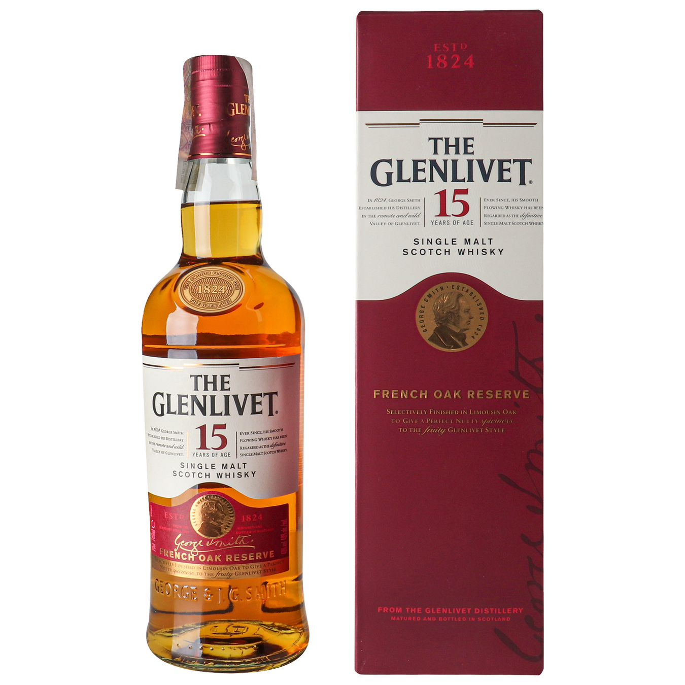 The Glenlivet Whisky 15 years 0,7l 5