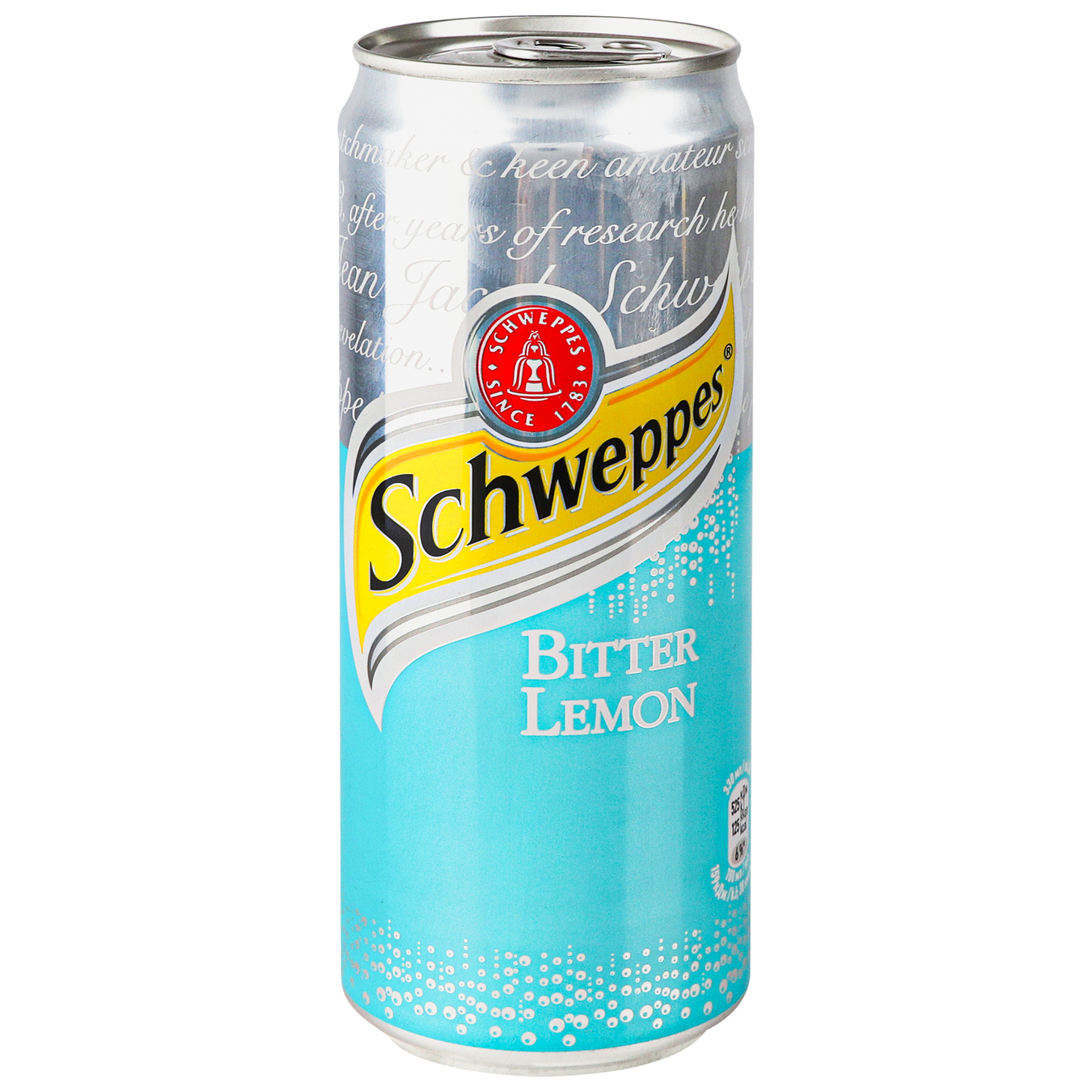 Напій сильногазований Schweppes Original Bitter Lemon безалкогольний соковмісний 330мл 6