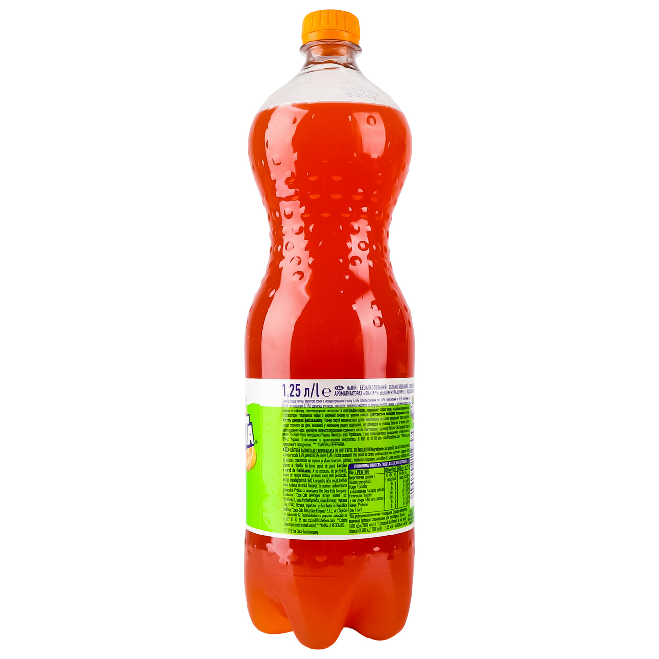 Fanta Echotic Zero carbonated drink 1.25 l PET 2