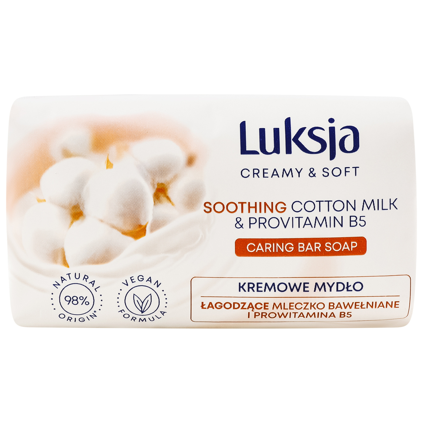 Cream-soap Luksja solid cotton and provitamin 90g