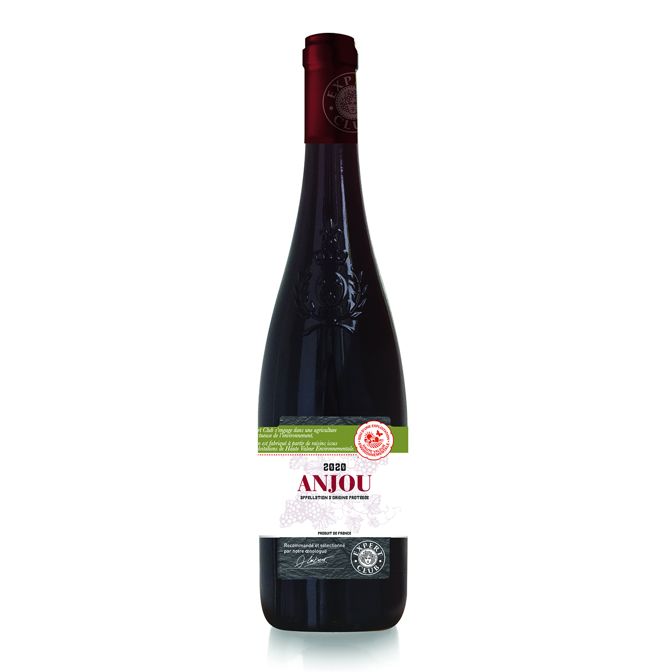 Вино Expert Club Douceur Angevine Anjou красное сухое 13% 0,75л