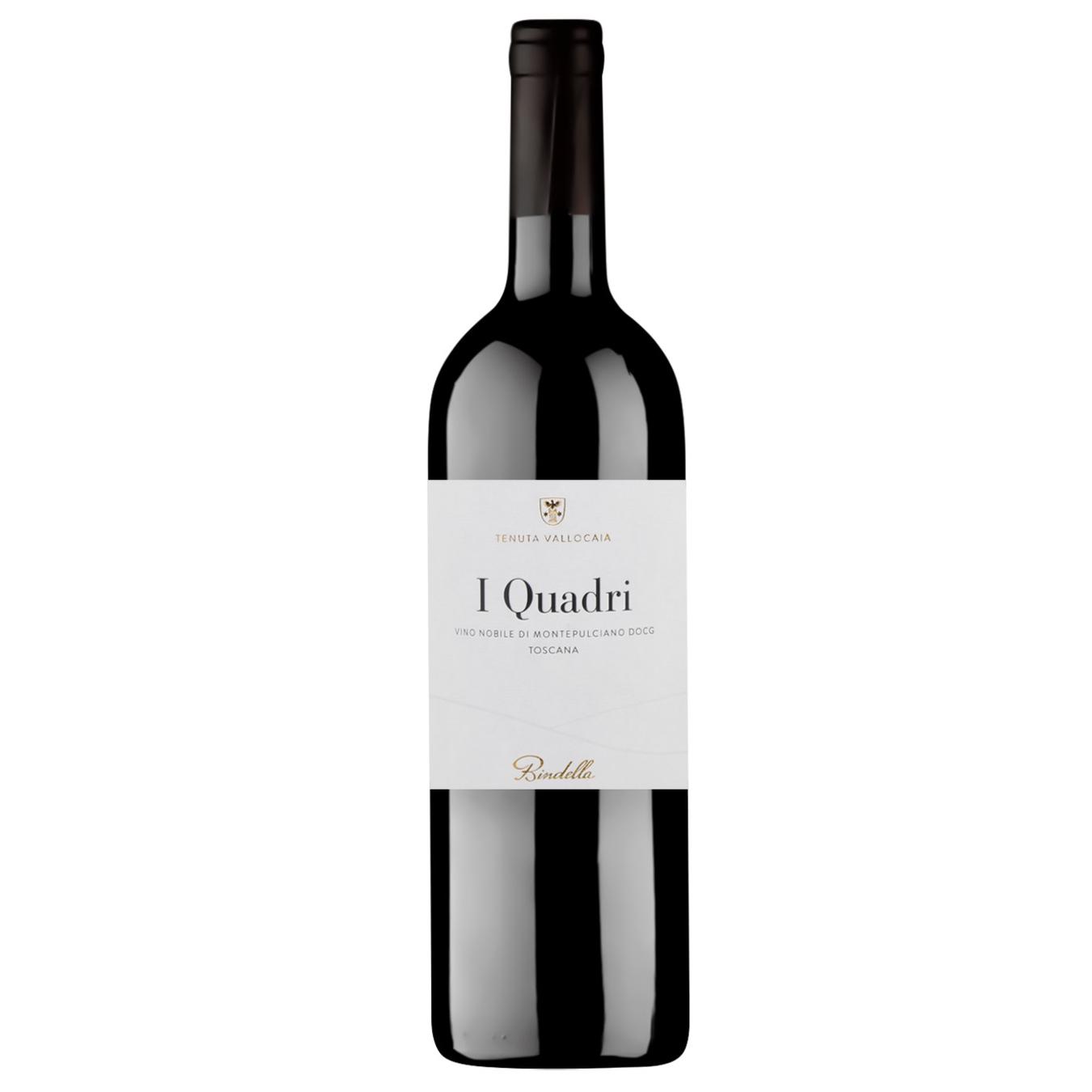Wine Bindella I Quadri Vino Nobile di Montepulciano red dry 14.5% 0.75l