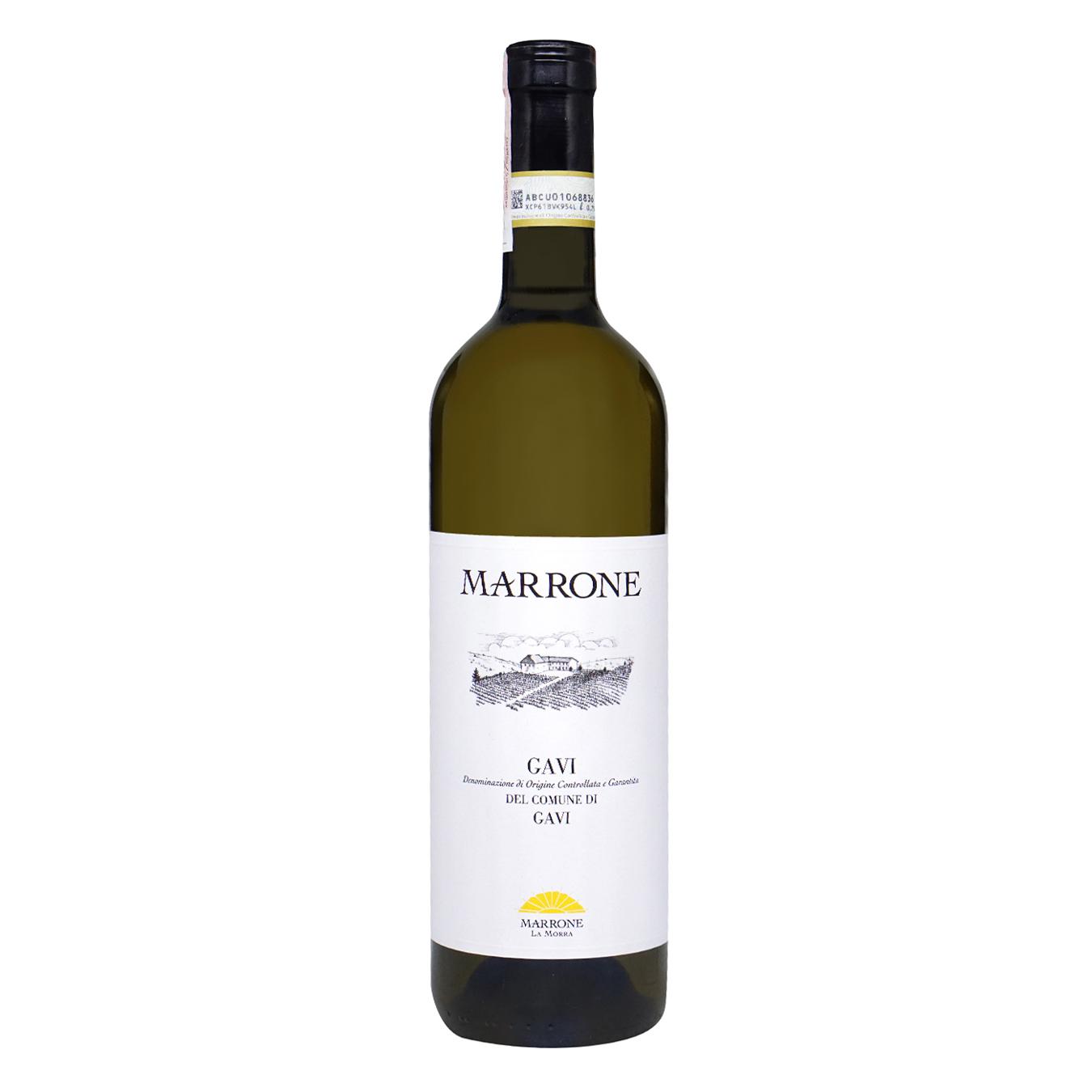 Вино Marrone Gavi белое сухое 13% 0,75л