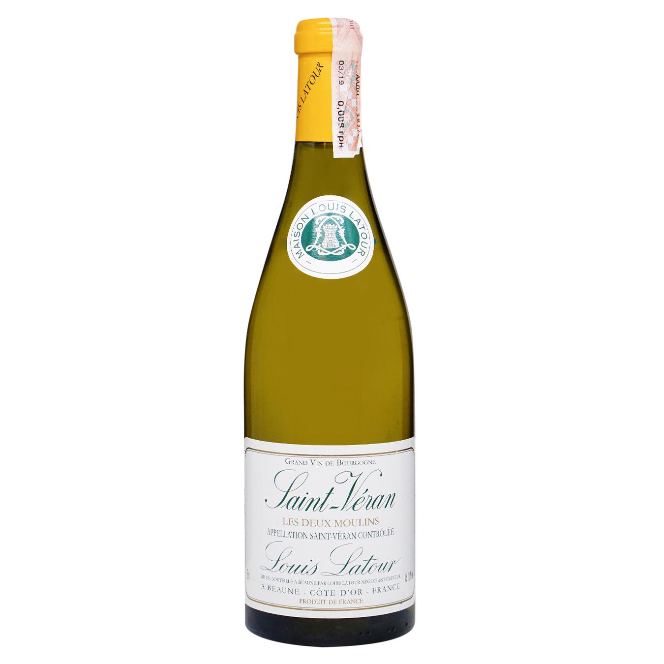 Вино Louis Latour Saint-Veran Les Deux Moulins АОС біле сухе 11-14,5% 0,75л
