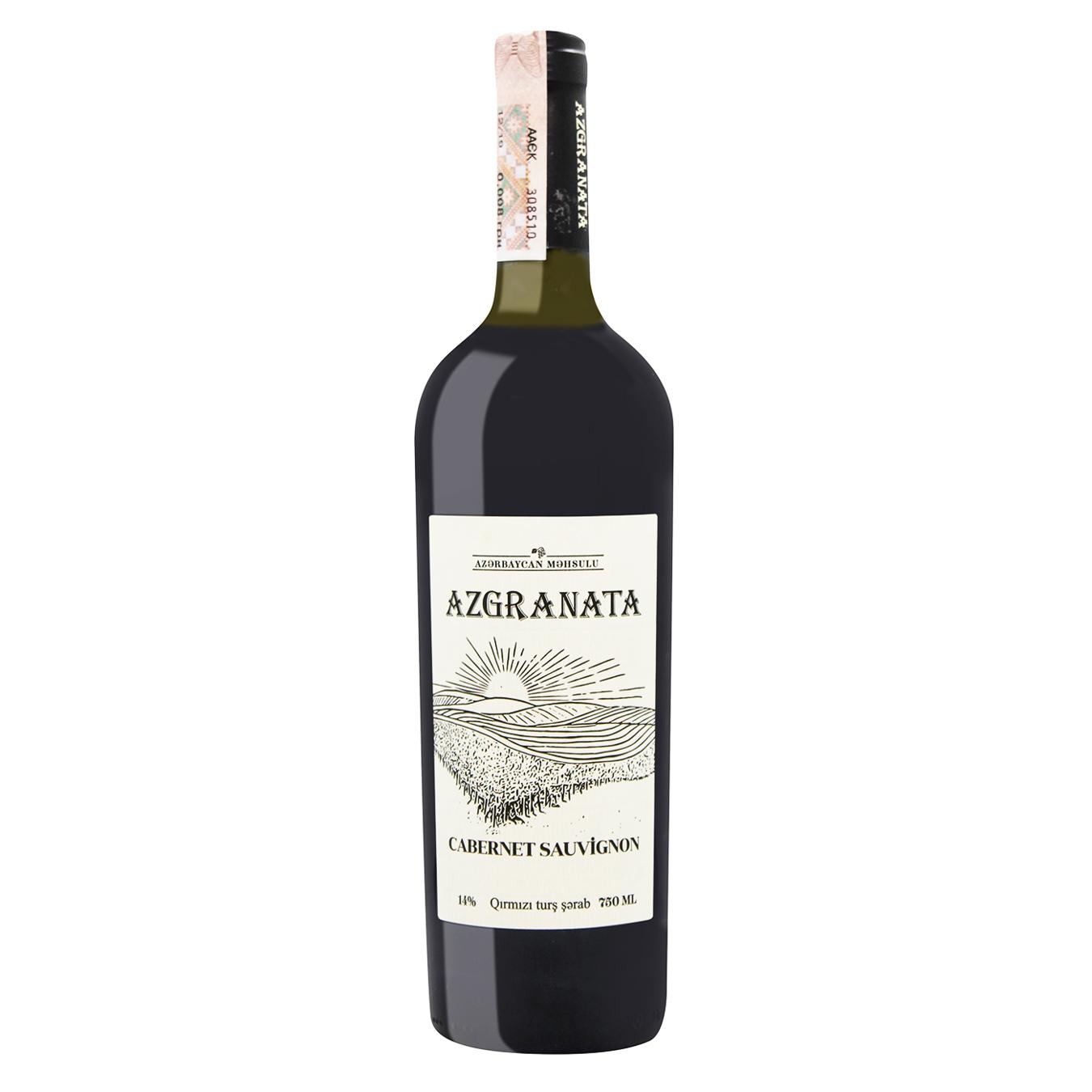 Wine AZ-Granata Cabernet Sauvignon red dry 13%, 0.75 l