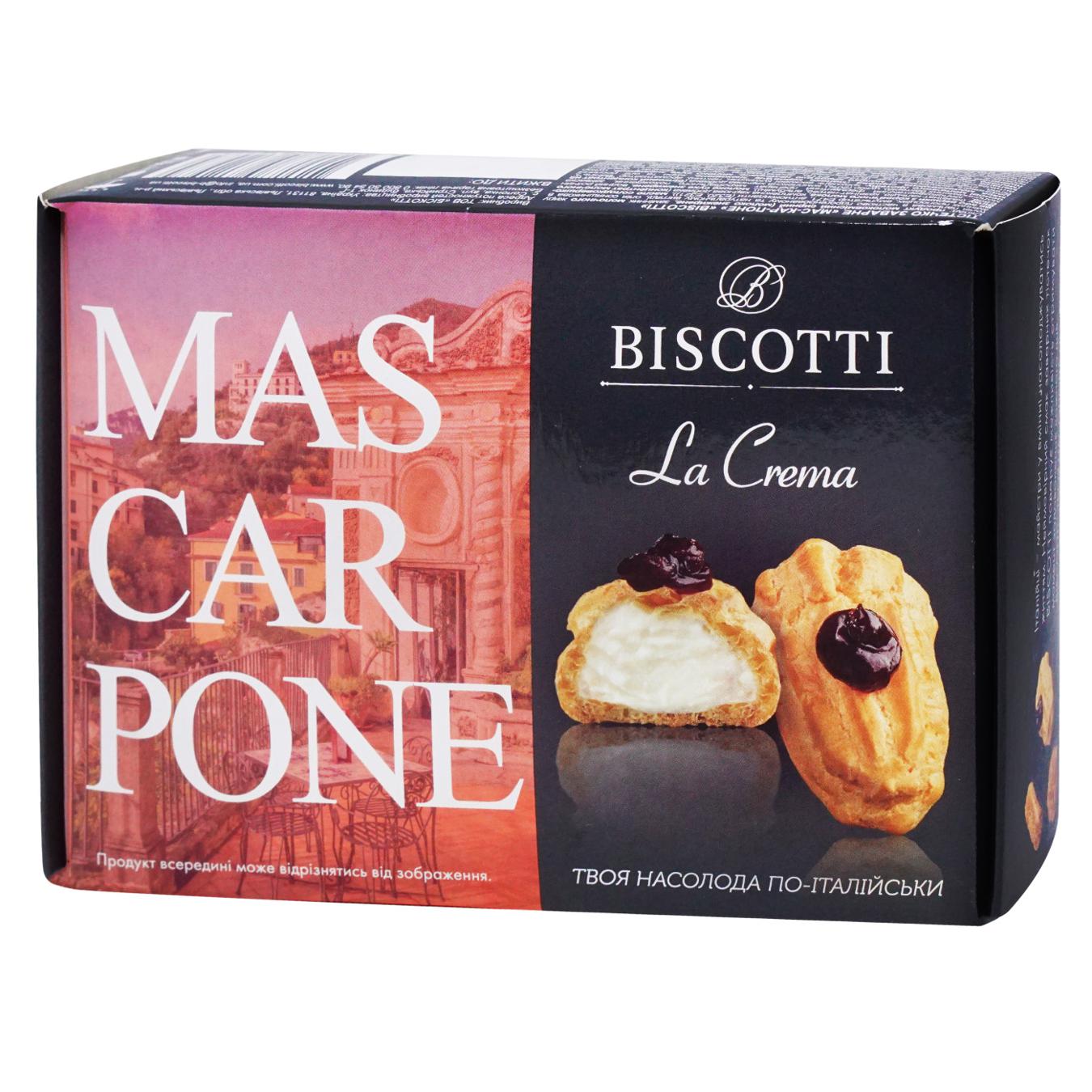 Пирожное Biscotti Mas-car-pone La Crema Familitto 200г