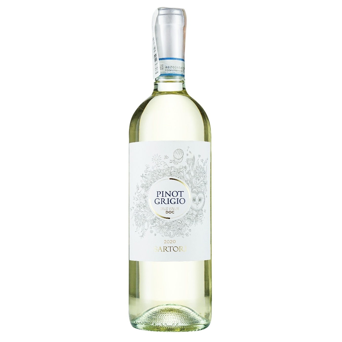 Вино Sartori Pinot Grigio DOC белое сухое 12% 0,75л