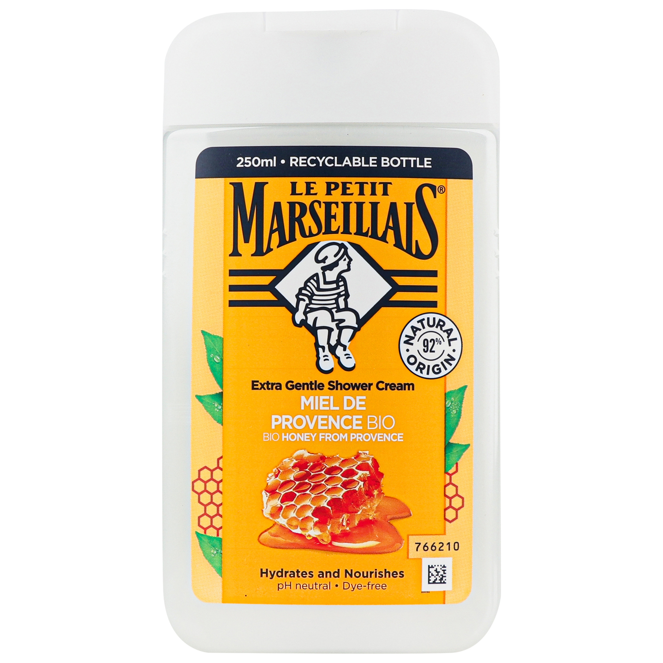 Shower gel Le Petit Marseillais organic honey delight 250 ml