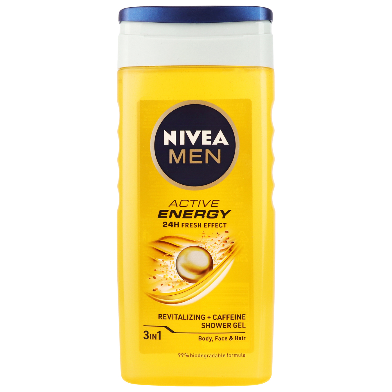 Nivea men Boost 3 in 1 shower gel for body face and hair 250 ml