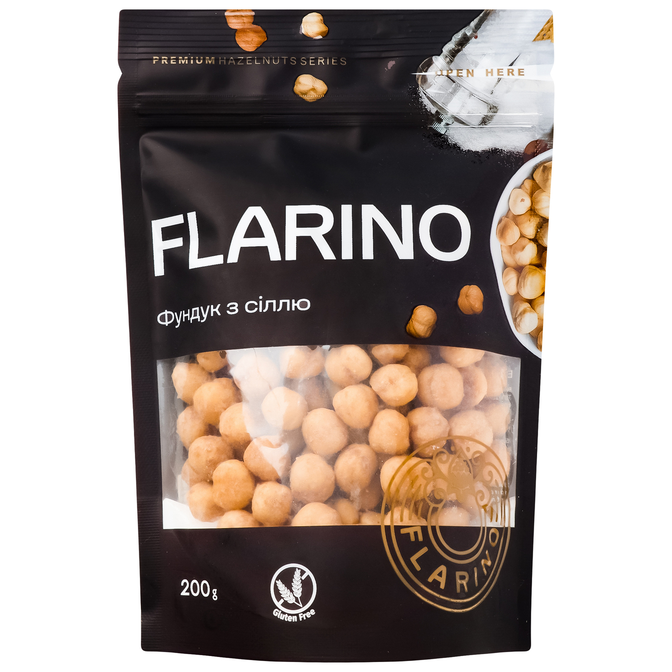 Hazelnuts with salt Flarino d/p 200g