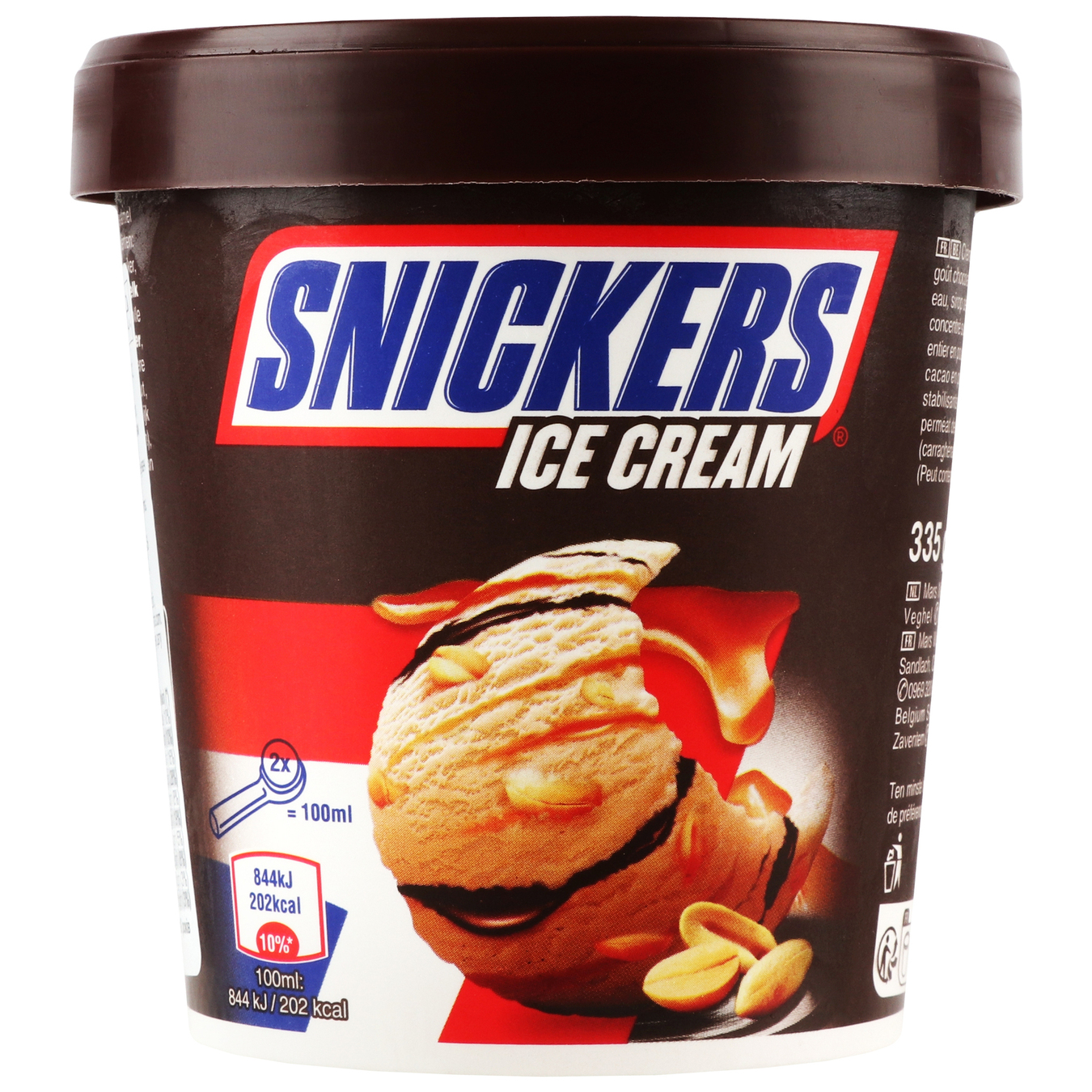 Sniskers ice cream bucket 335g