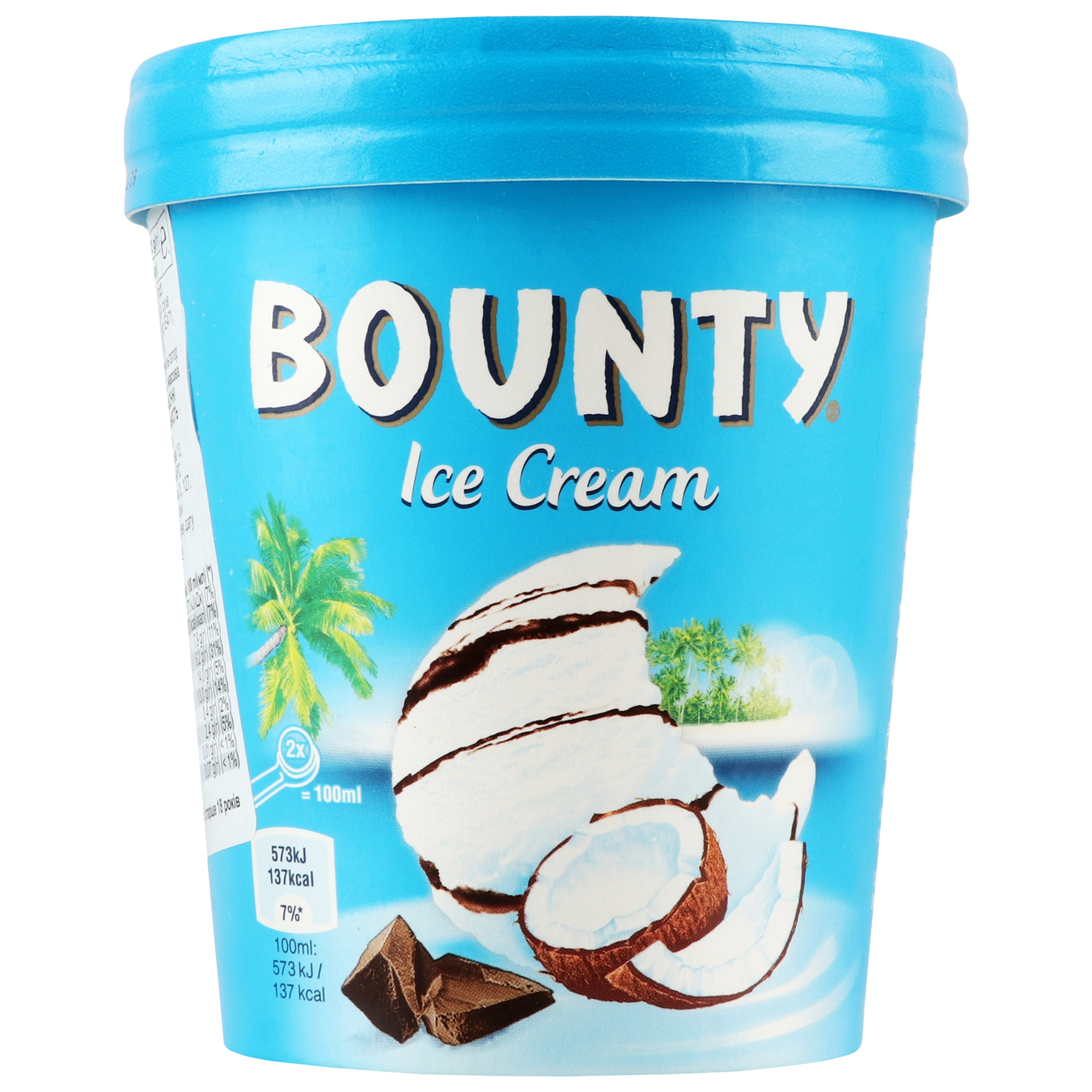 Bounty ice cream bucket 272g