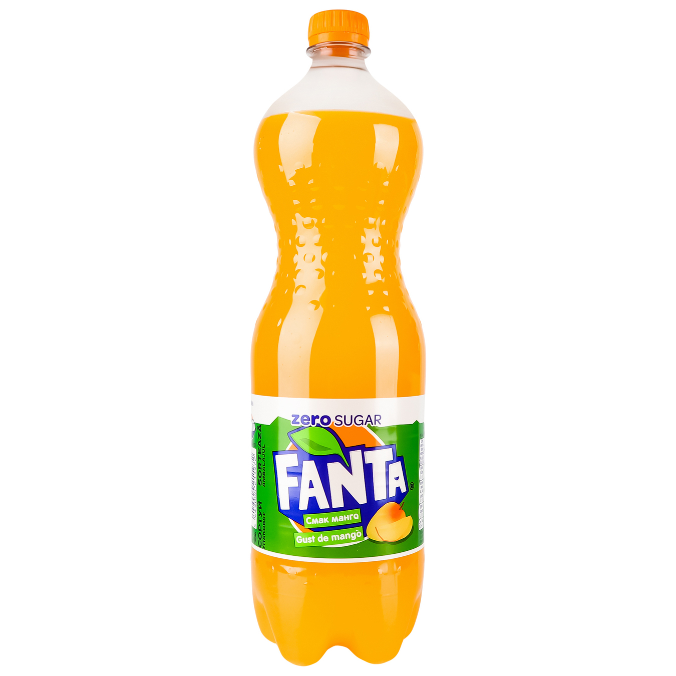 Fanta Mango Zero carbonated drink 1.25 l PET