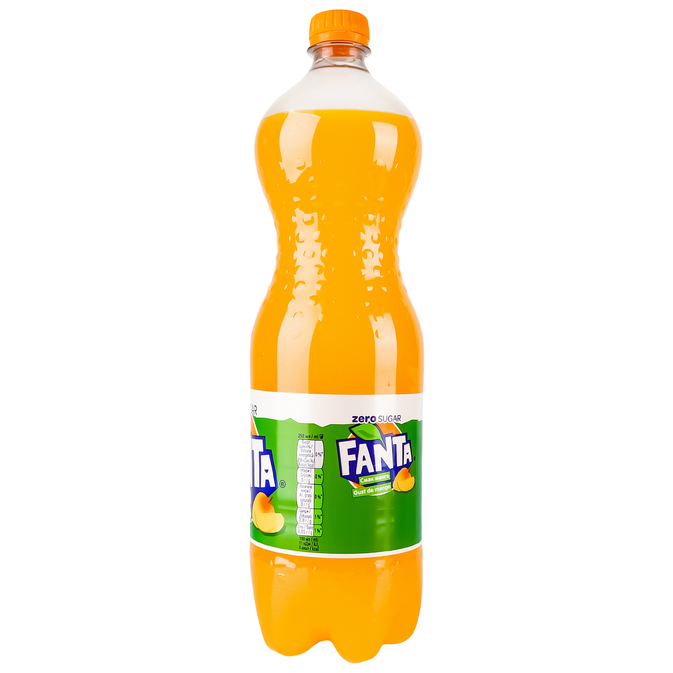 Fanta Mango Zero carbonated drink 1.25 l PET 4