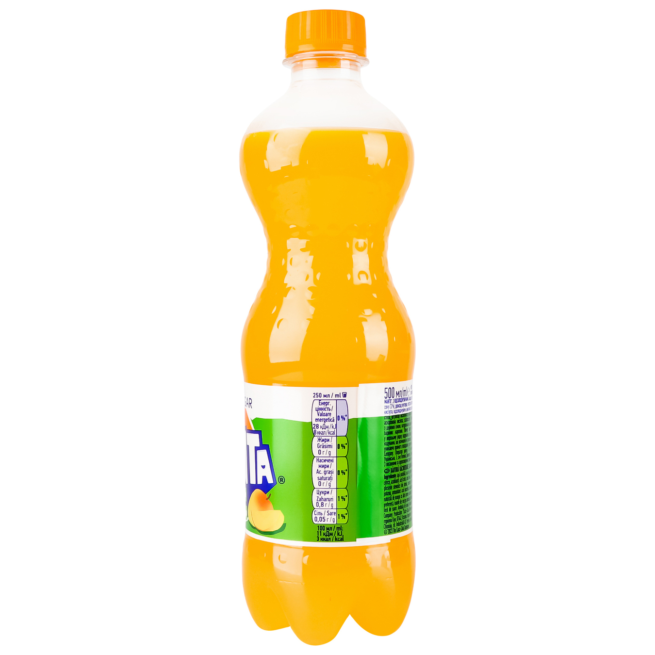 Fanta Mango Zero carbonated drink 0.5 l PET 4