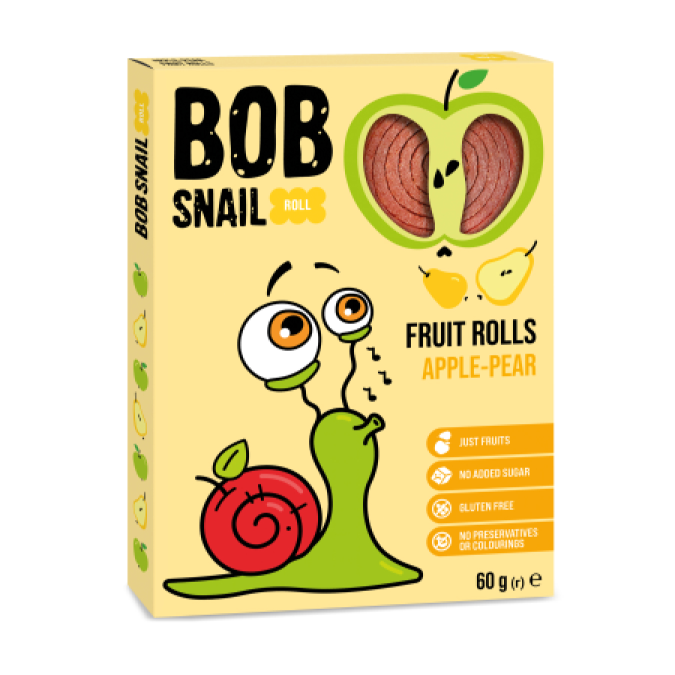 Конфеты Bob Snail яблочно-грушевые 60г