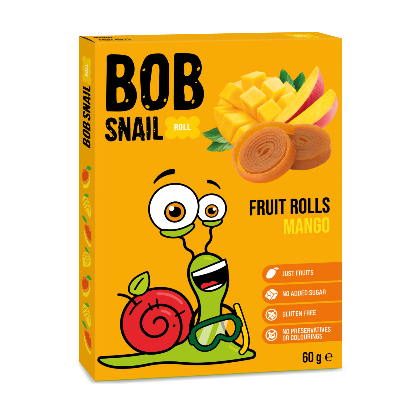 Цукерки Bob Snail натуральні мангові 60г