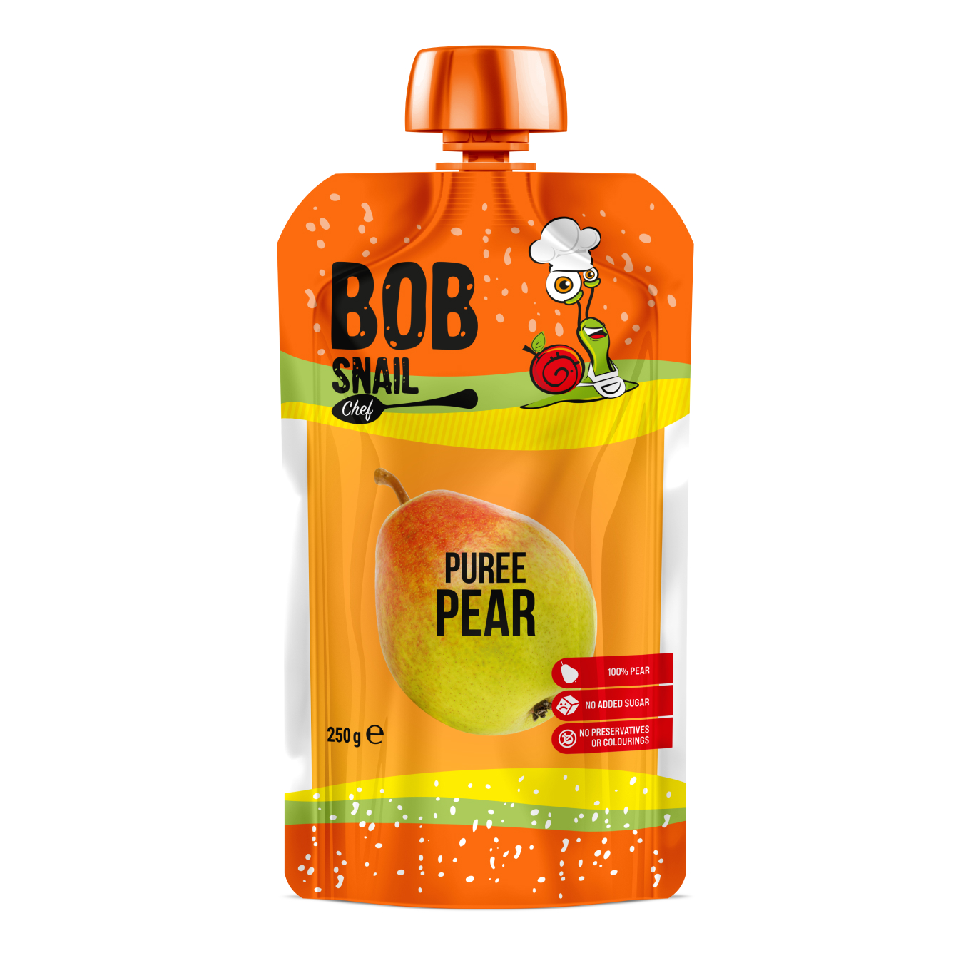 Bob Snail fruit puree Pear pasteurized 250g