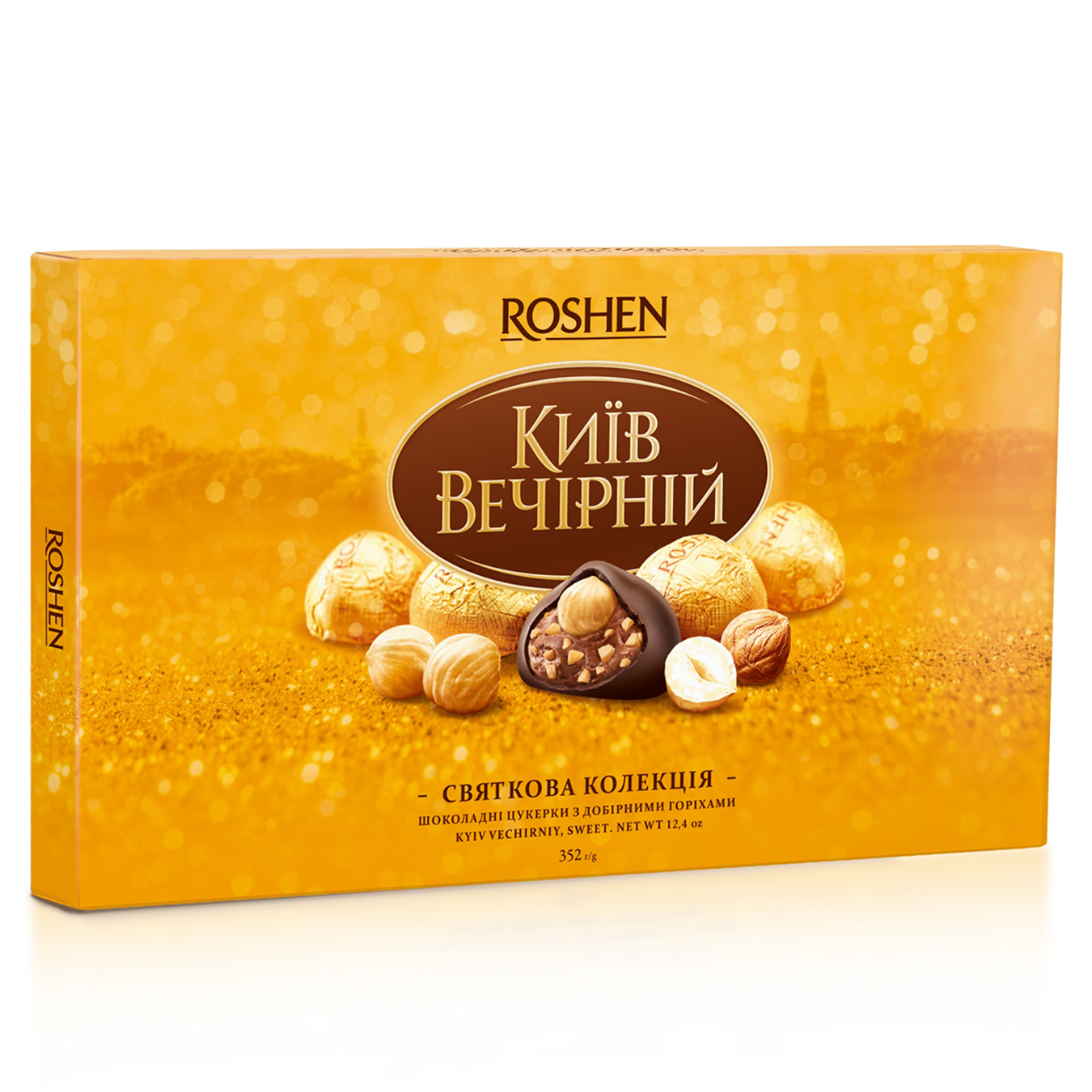 Roshen Kyiv vechirniy chocolate Candy 352g