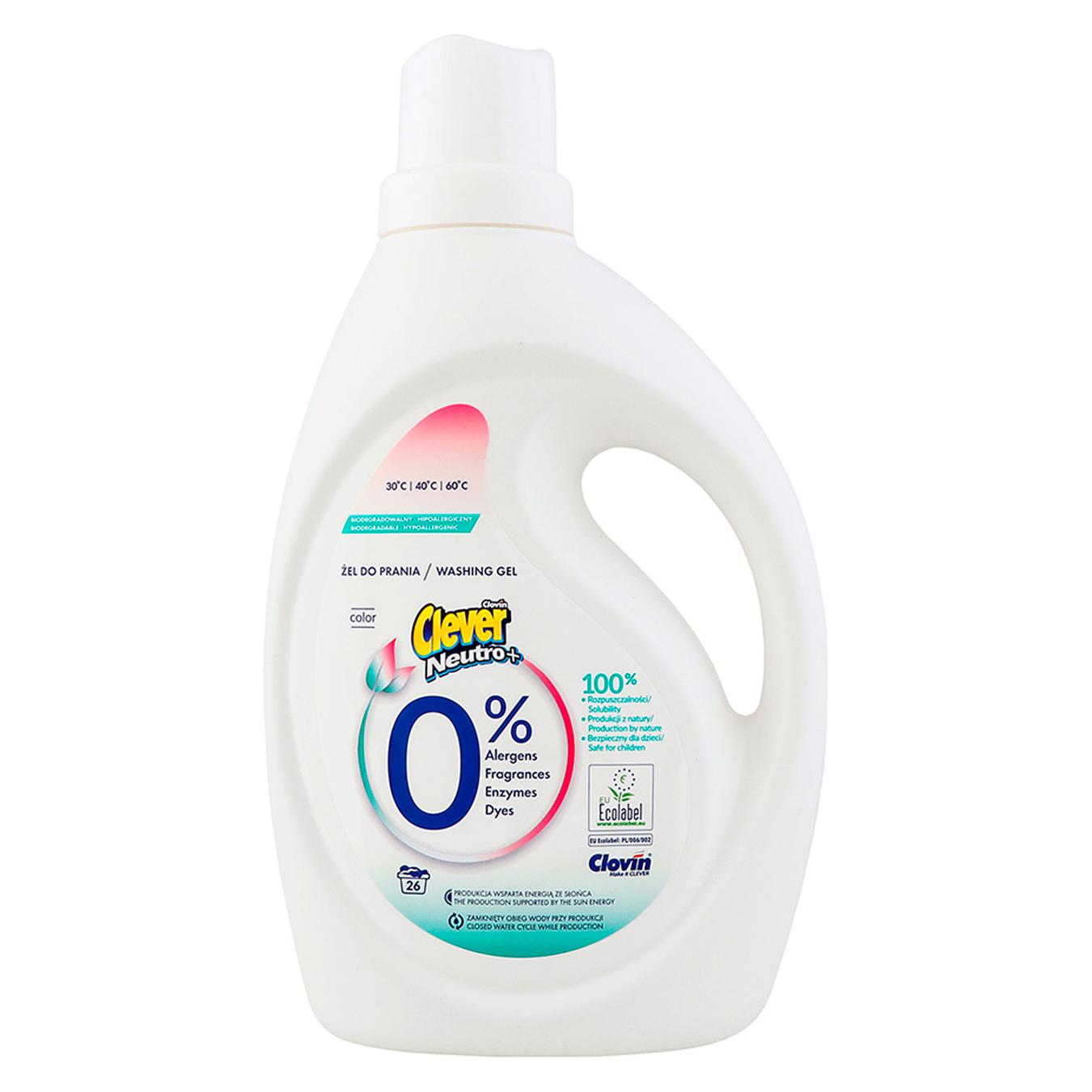 Clever Neutro+ Color washing gel 1.56 l