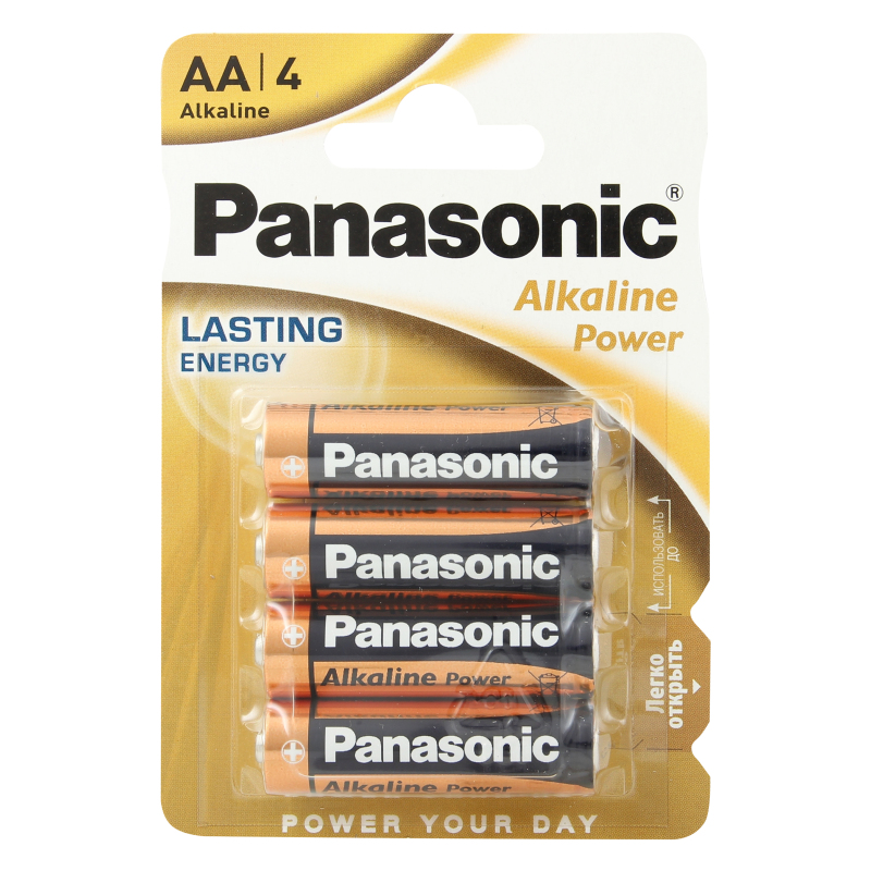 Батарейка Panasonic Alkaline Power AA блистер 4