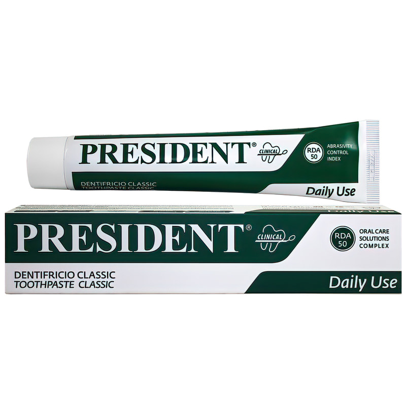 Паста зубная President classic 75мл