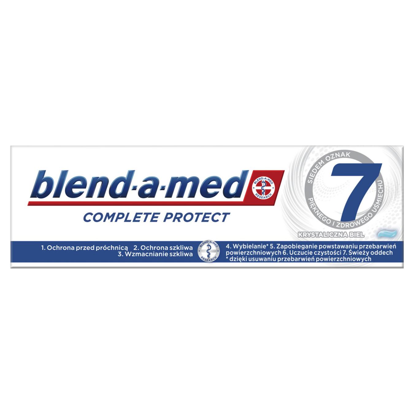 Зубна паста Blend-a-Med кришталева білизна complete Захист 7 75мл