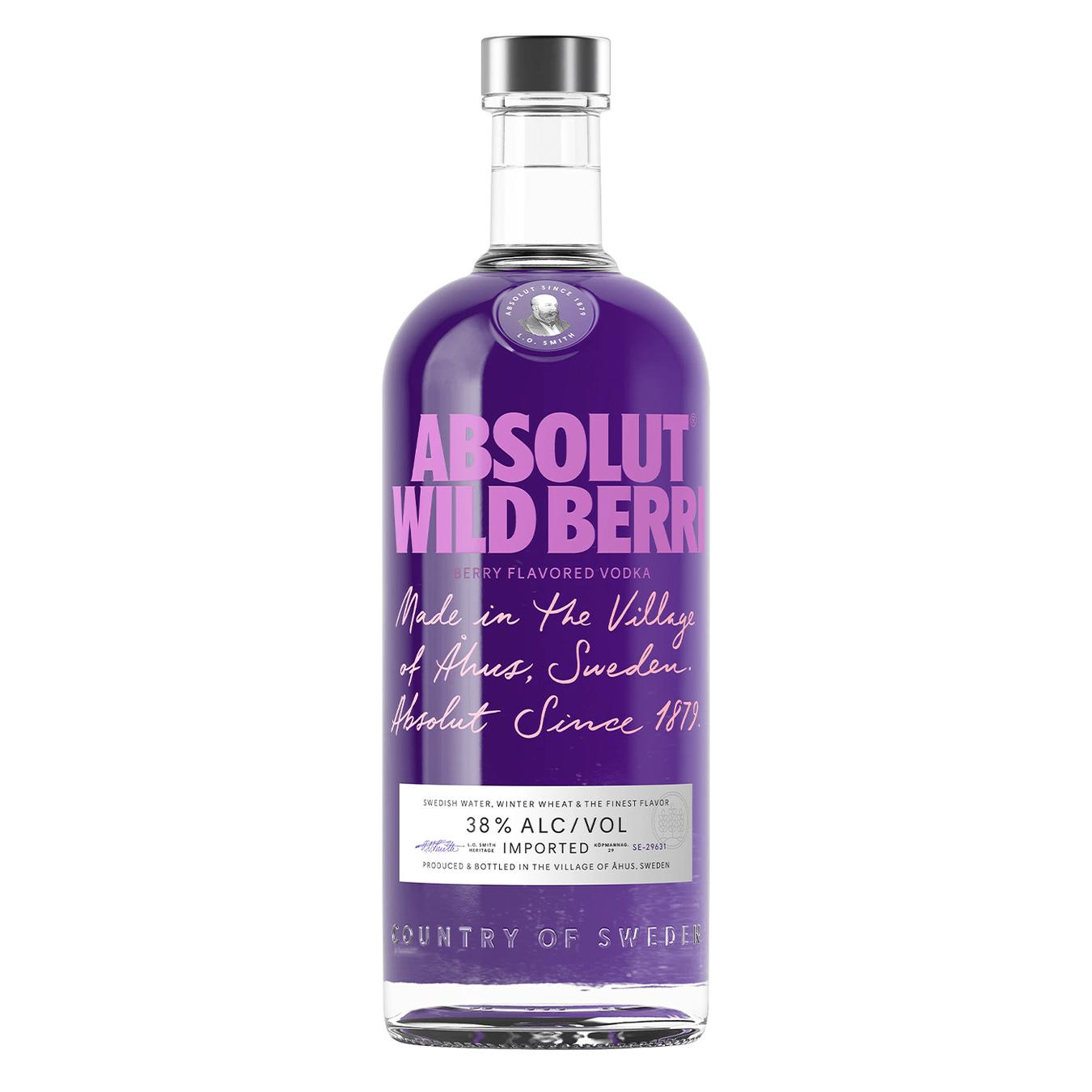 Vodka Absolut Wild Berri 38% 0.7l