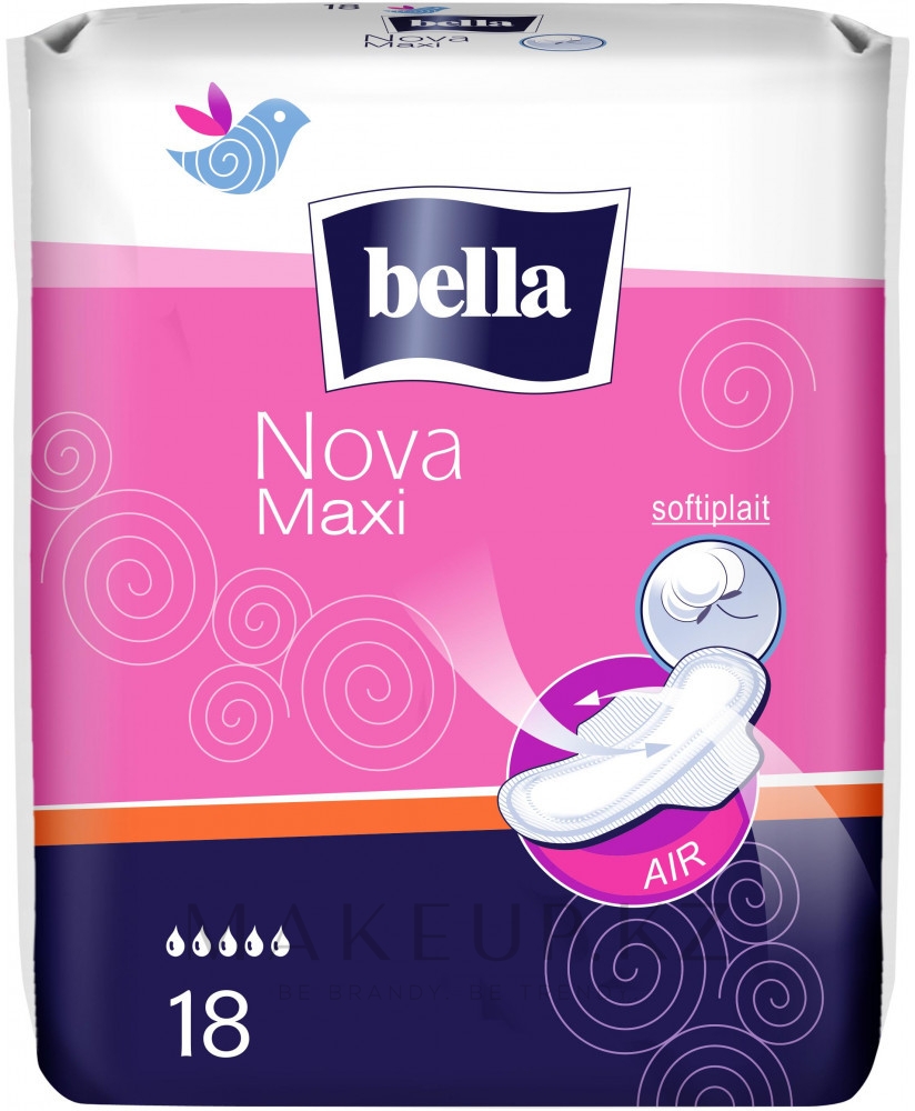 Hygienic pads BELLA nova maxi 18 pcs