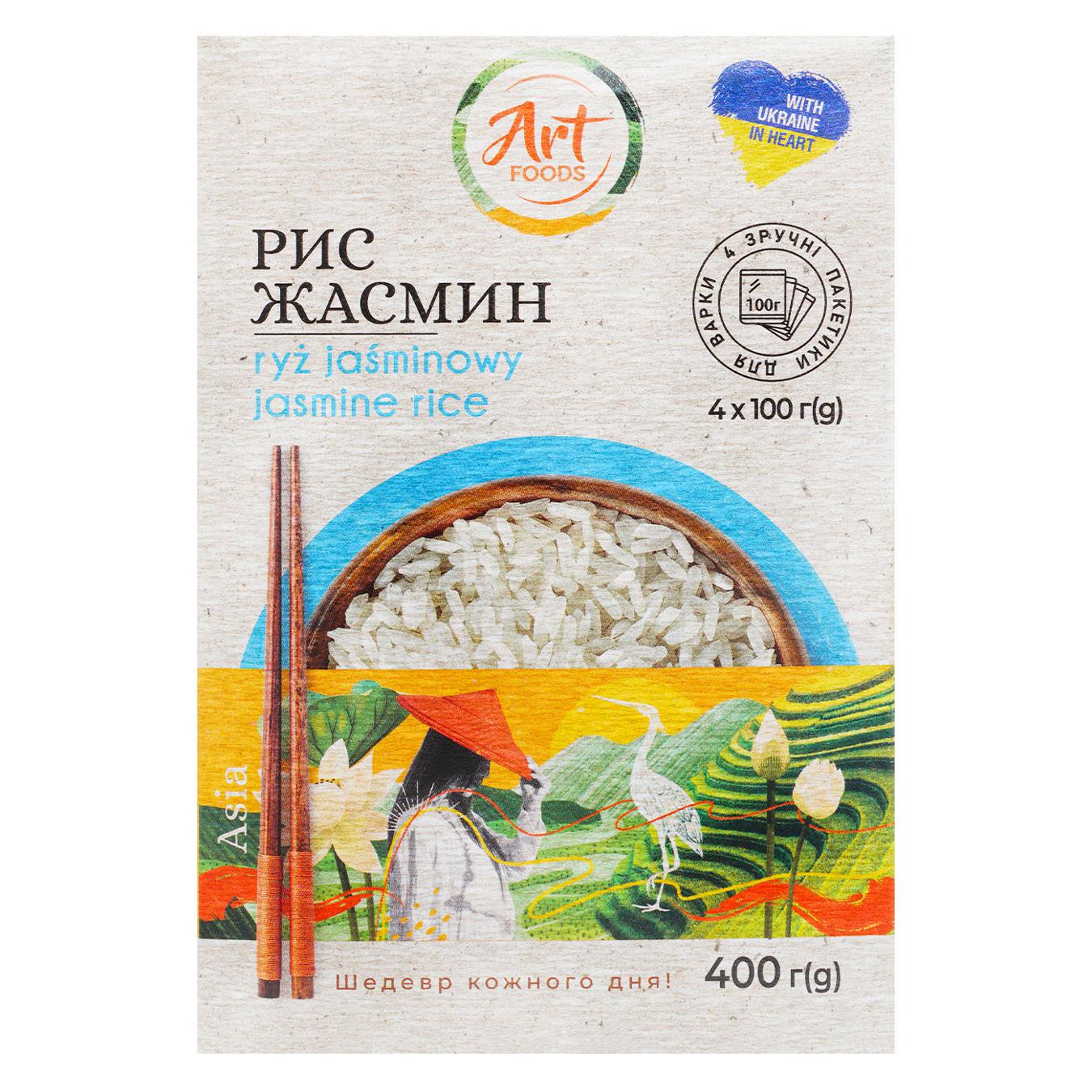 Рис Art Foods жасмін 4*100г