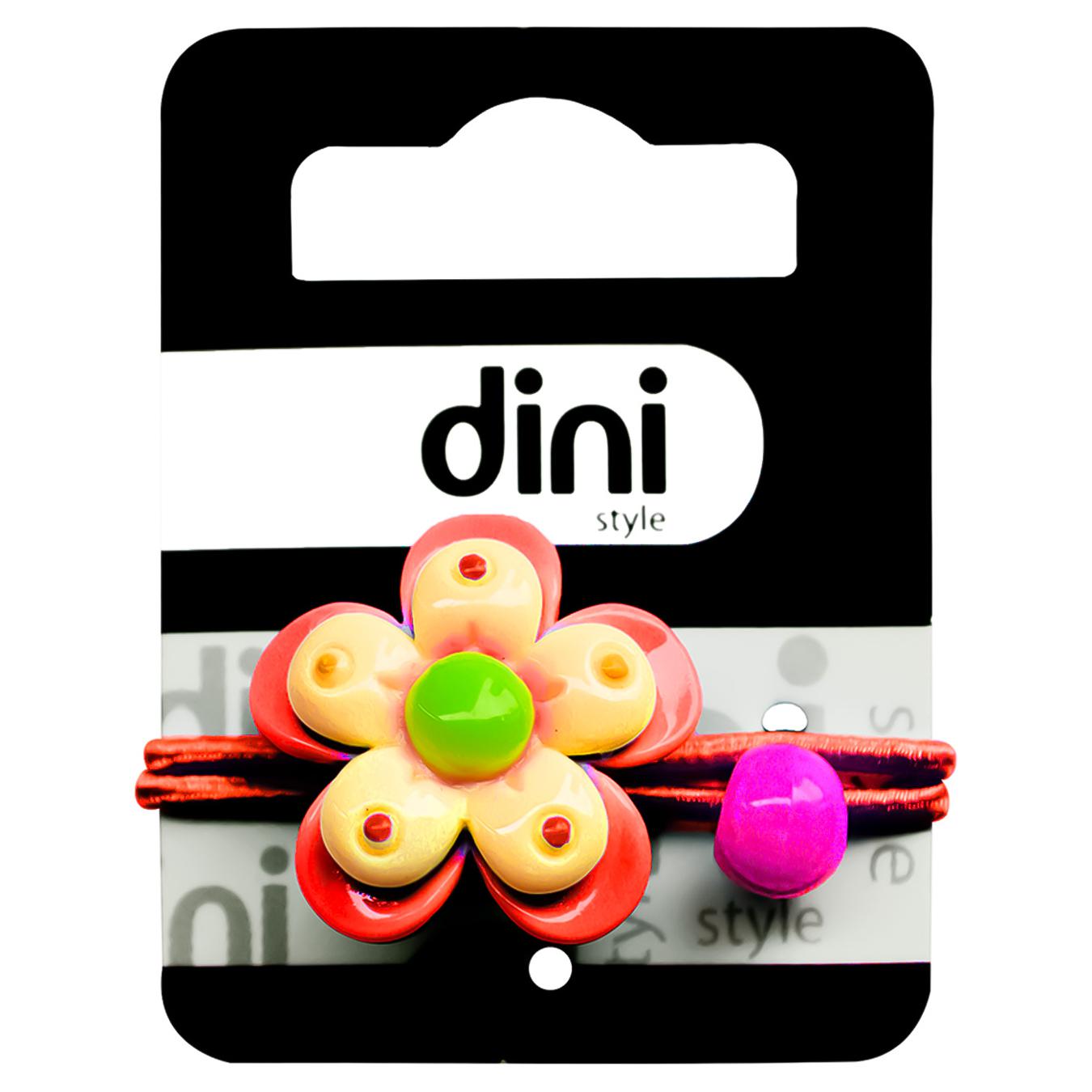 Rubber band Dini Kids Red flower