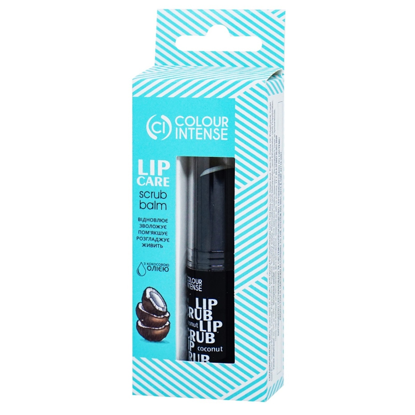 Скраб для губ Colour Intense відновлюючий Lip Care №1 Кокос CI 3г