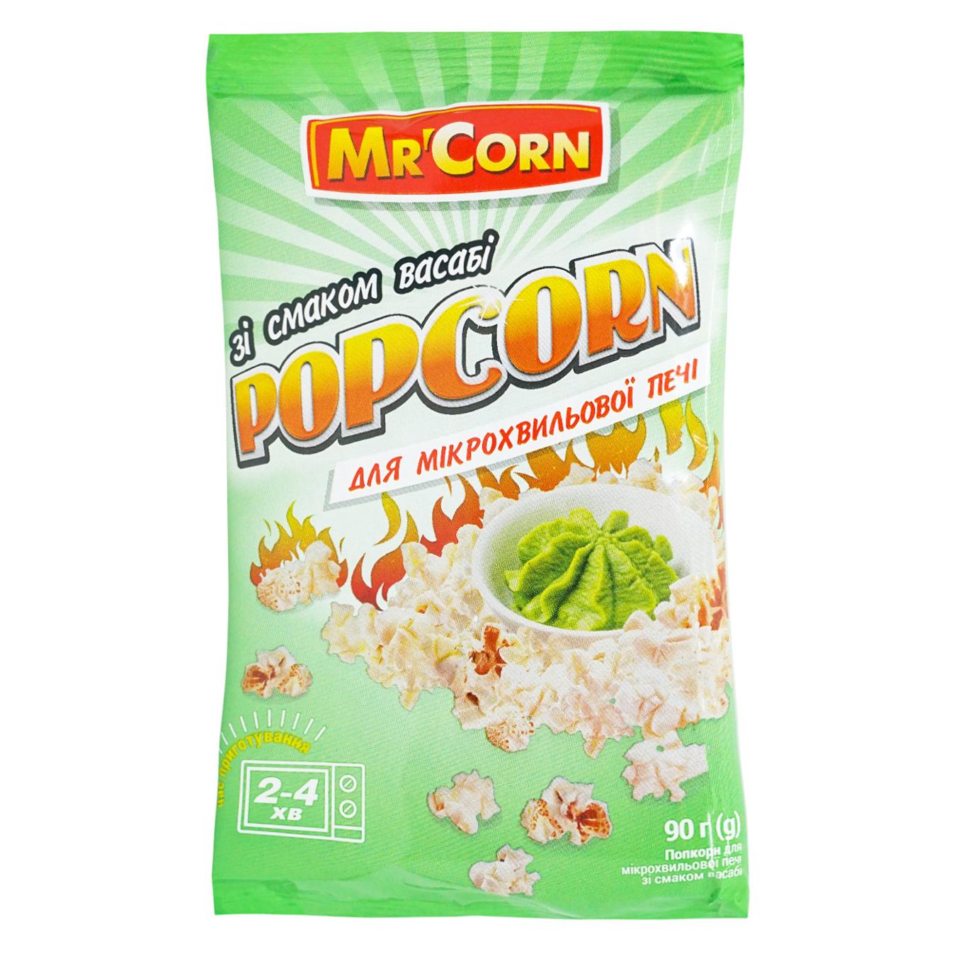 Popcorn Mr'Corn with wasabi flavor 90g
