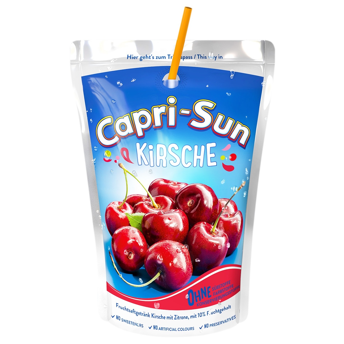 Напій соковмісний Capri Sun Kirsche 0,2л дой-пак