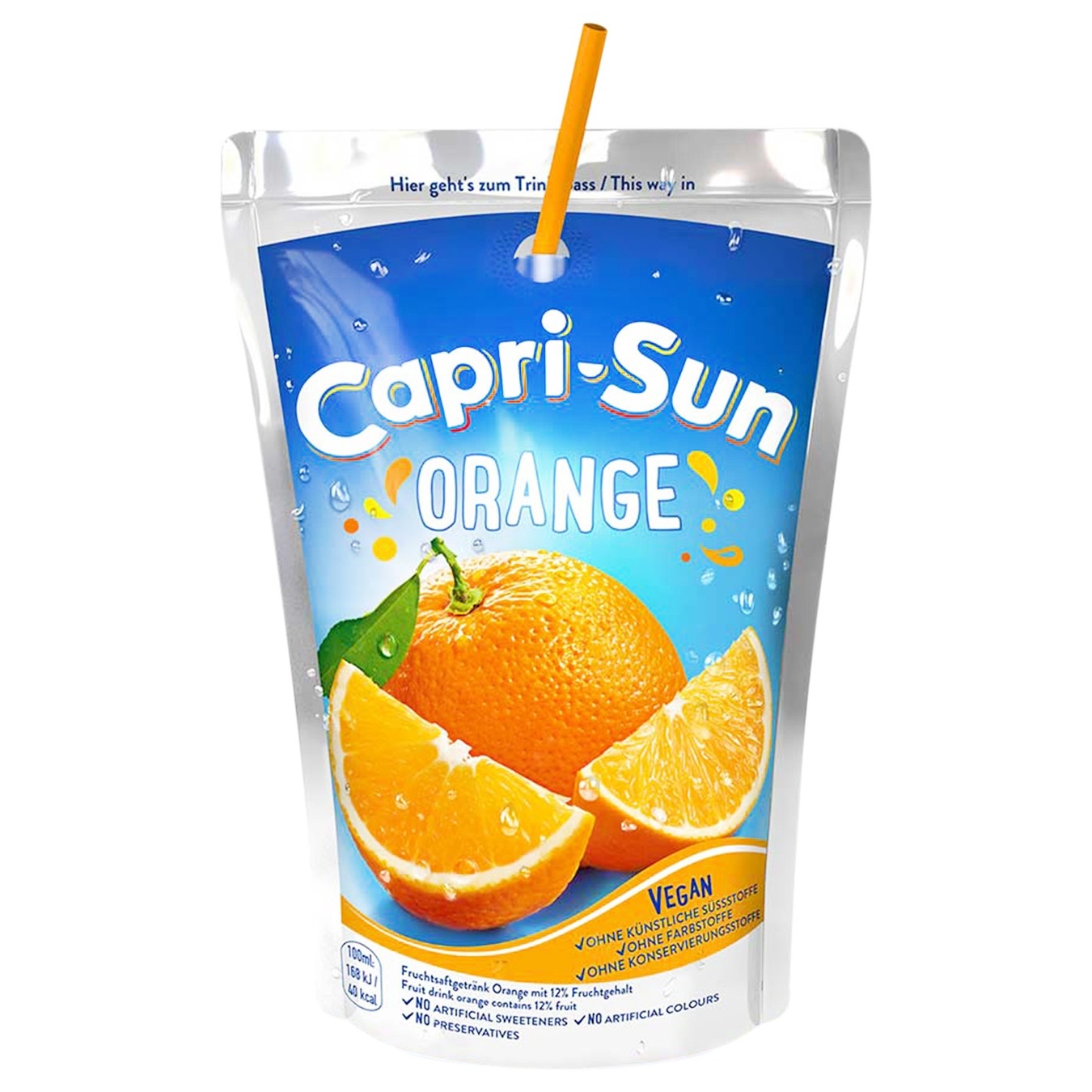 Напій соковмісний Capri Sun Orange 0,2л дой-пак